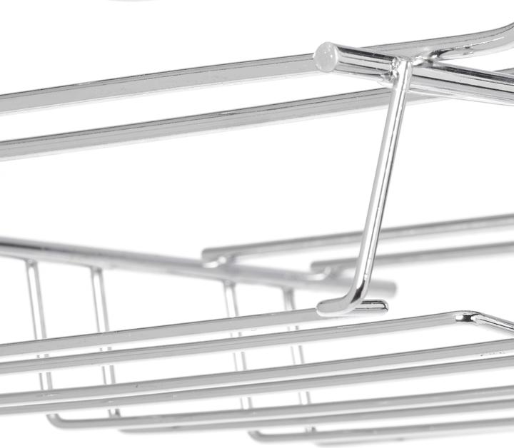 Actual product image Relaxdays Silver Stemware Rack