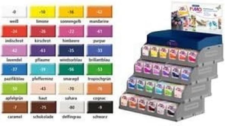 Produktbild Fimo SOFT Modelliermasse, ofenh„rtend, 288er Display