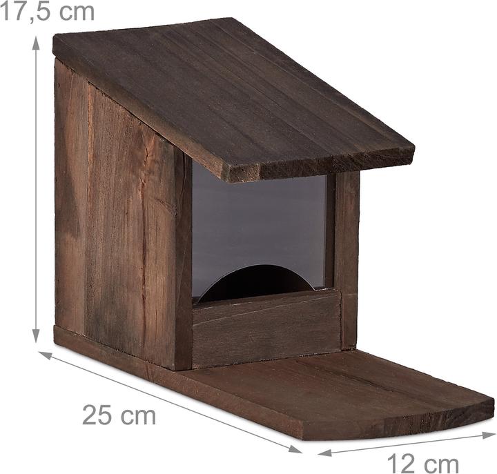 Produktbild Relaxdays Eichhörnchen Futterhaus