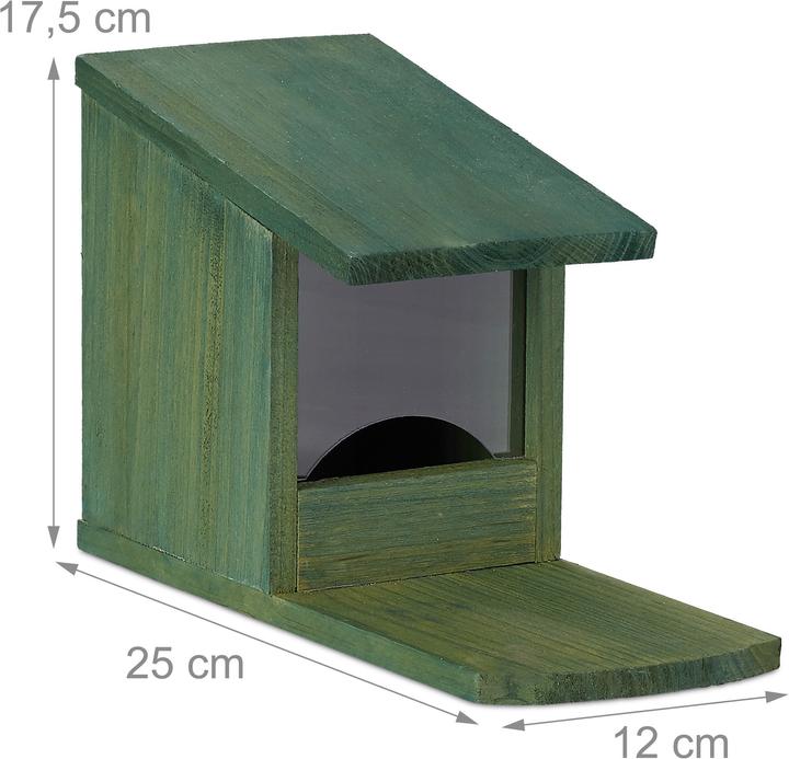 Produktbild Relaxdays Eichhörnchen Futterhaus