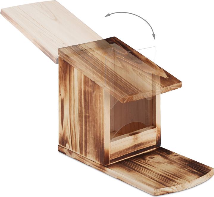 Produktbild Relaxdays Eichhörnchen Futterhaus