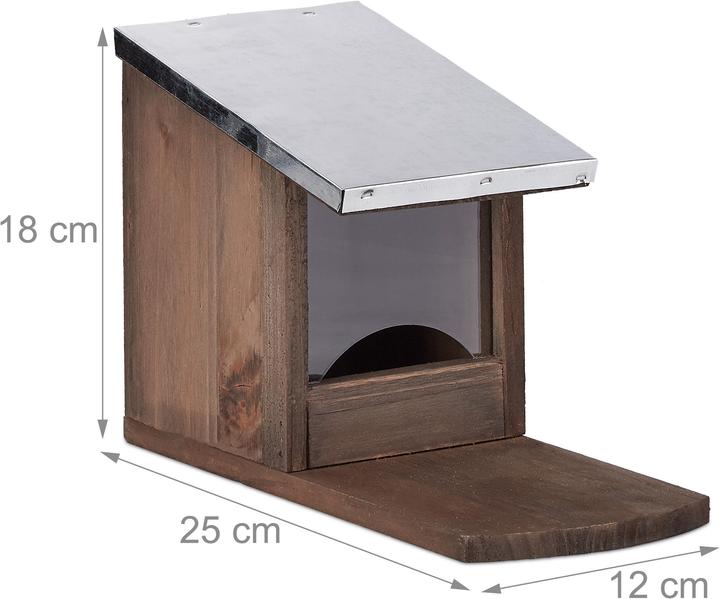 Produktbild Relaxdays Eichhörnchen Futterhaus
