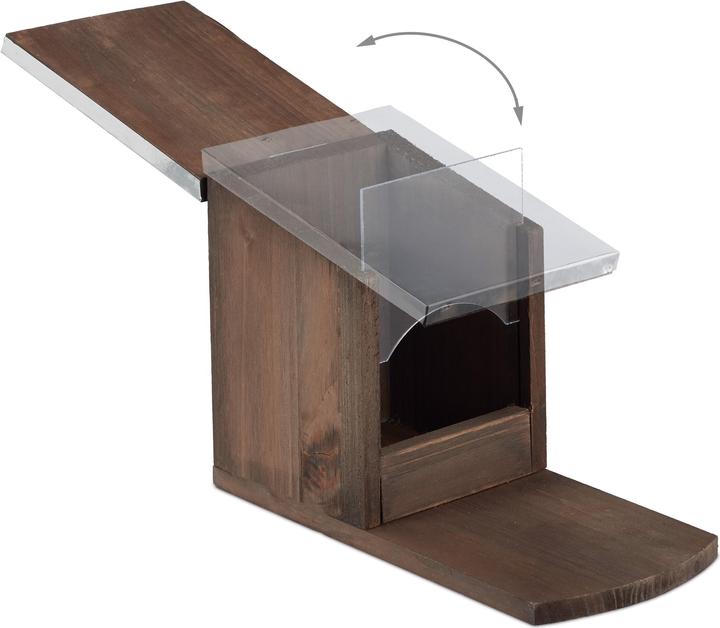 Produktbild Relaxdays Eichhörnchen Futterhaus