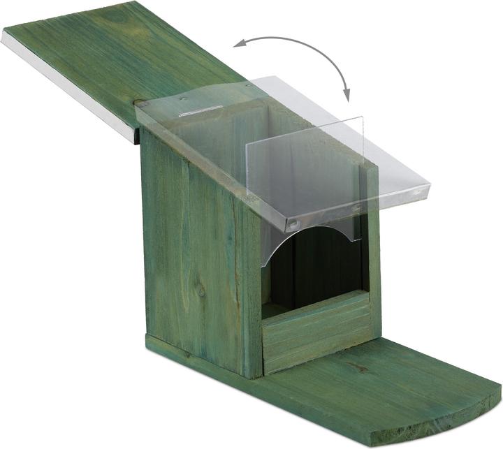 Produktbild Relaxdays Eichhörnchen Futterhaus