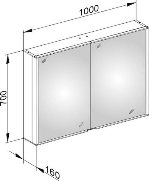 Image du produit Keuco KE Armoire de toilette Royal Match 12803