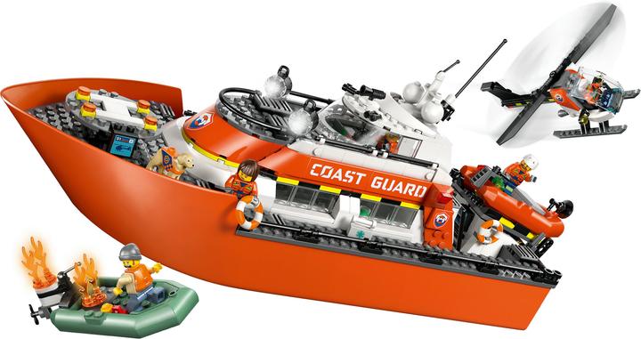 Image du produit LEGO Rettungsboot der Küstenwache mit Hubschrauber (60504, LEGO City)
