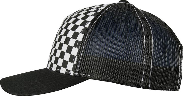 Actual product image Flexfit Checkerboard pattern retro trucker cap (One size)