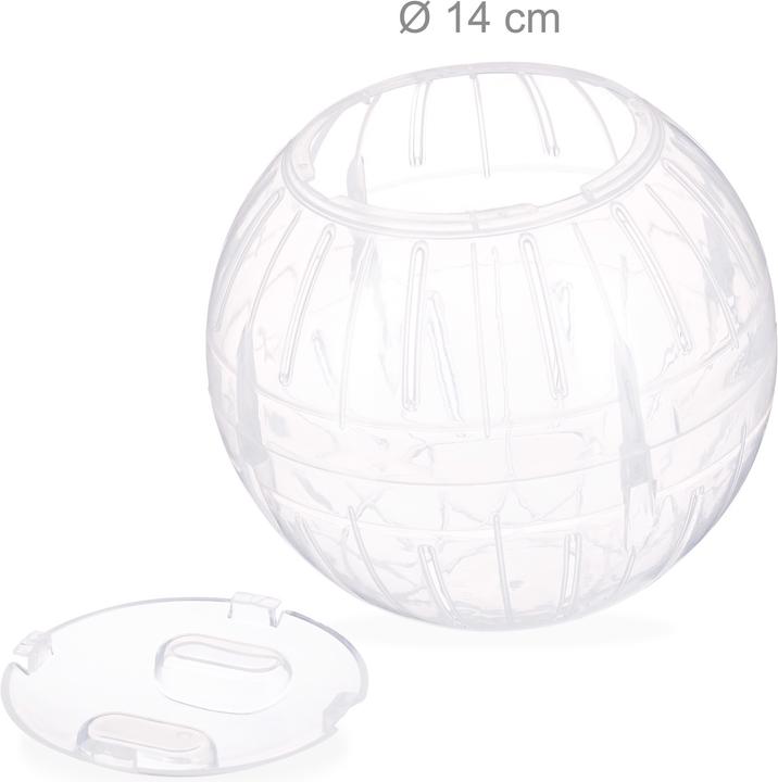 Actual product image Relaxdays Clear Hamster Exercise Ball
