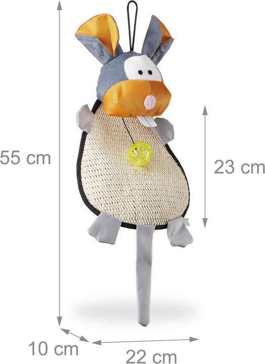 Actual product image Relaxdays Cat Scratch Mat (55 cm, Multicoloured)