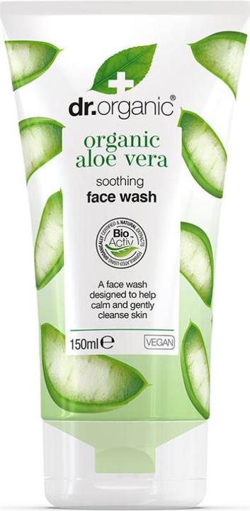 Produktbild Dr. Organic Dr Organic Aloe Vera Cream Face Wash 150ml (Reinigungsschaum, 150 ml)