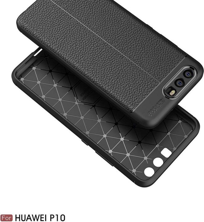 Produktbild König Design Huawei P10 Handy Hülle Schutz Case Back Cover Silikon Bumper Ultra Slim Schwarz (Haier P10)