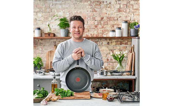 Produktbild Tefal Jamie Oliver E3030644 Pfanne Allzweckpfanne Rund (28 cm, Pfannenset + Topfset, Edelstahl)