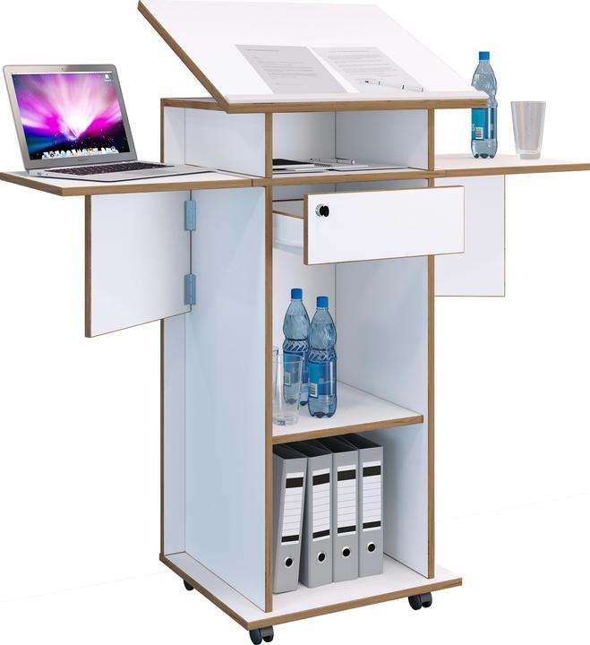 Immagine prodotto VCM Holz Stehpult Rednerpult Rollen Salia