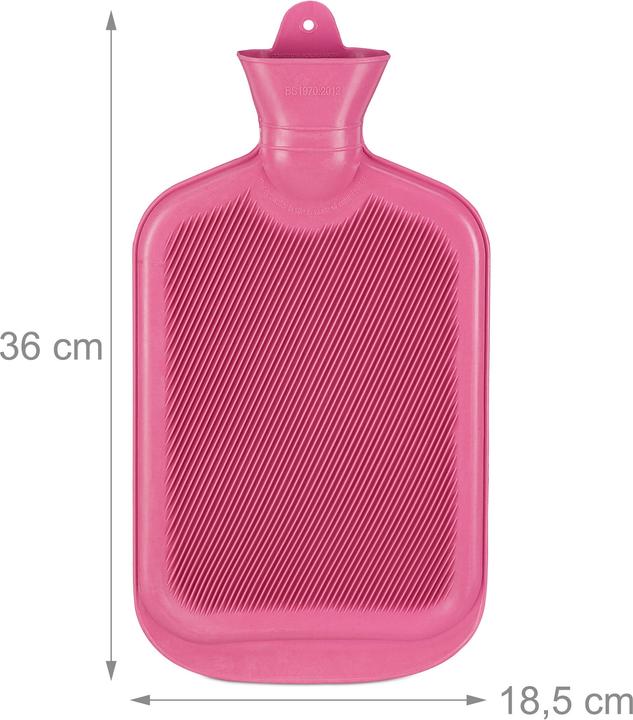 Actual product image Relaxdays Hot water bottle (2 l)