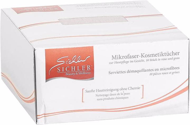 Actual product image Sichler 20 microfiber cosmetic wipes for face care