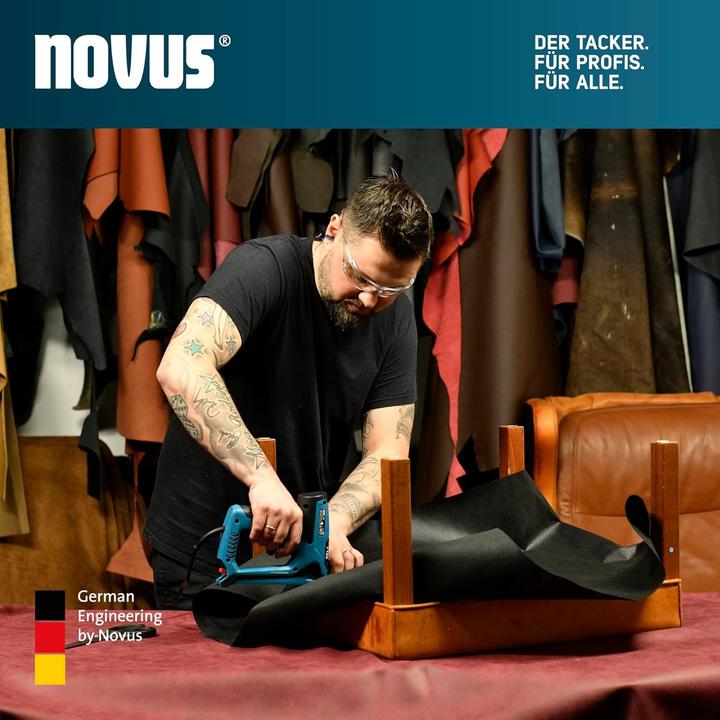 Actual product image Novus Tools 031-0371 Electric staple gun Staple type 53 Staple length 6 - 14mm