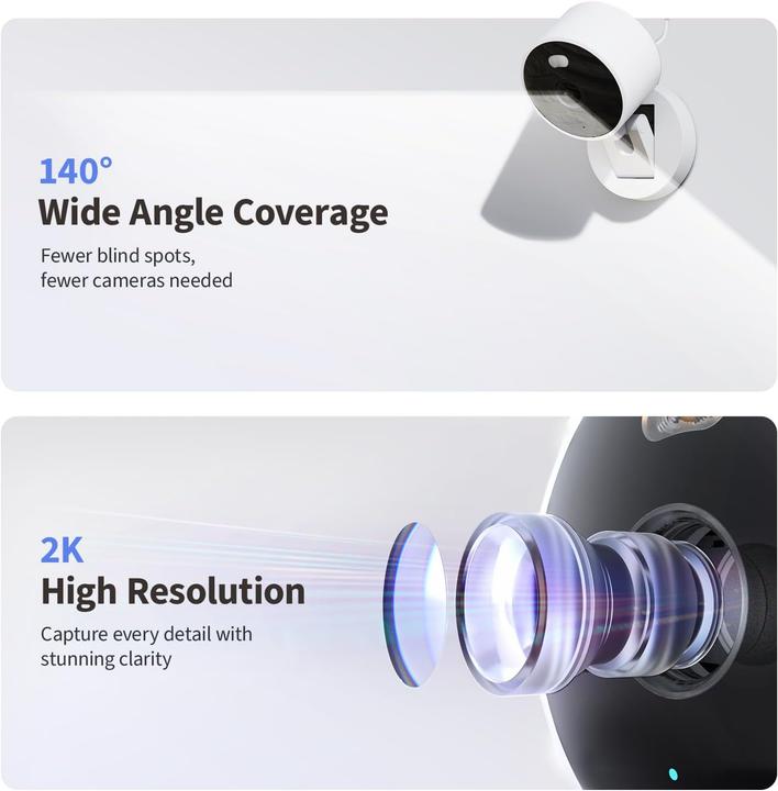 Actual product image Aqara 2K Sicherheitskamera G100 mit HomeKit Integration (2304 x 1296 Pixels)