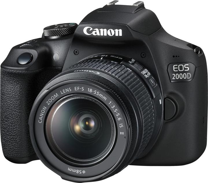Canon EOS 2000D (18 - 55 mm, 24.10 Mpx, APS-C / DX)