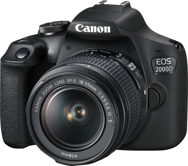 Canon EOS 2000D (18 - 55 mm, 24.10 Mpx, APS-C / DX)