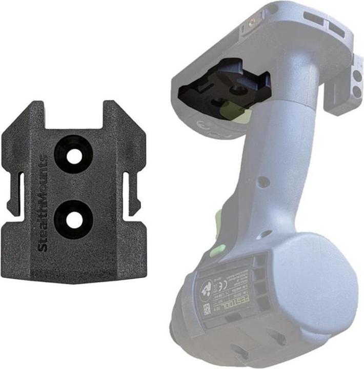 StealthMounts TM-FT18-BLK-4 Werkzeugbefestigungen schwarz für Festool 18v (4 Stück)