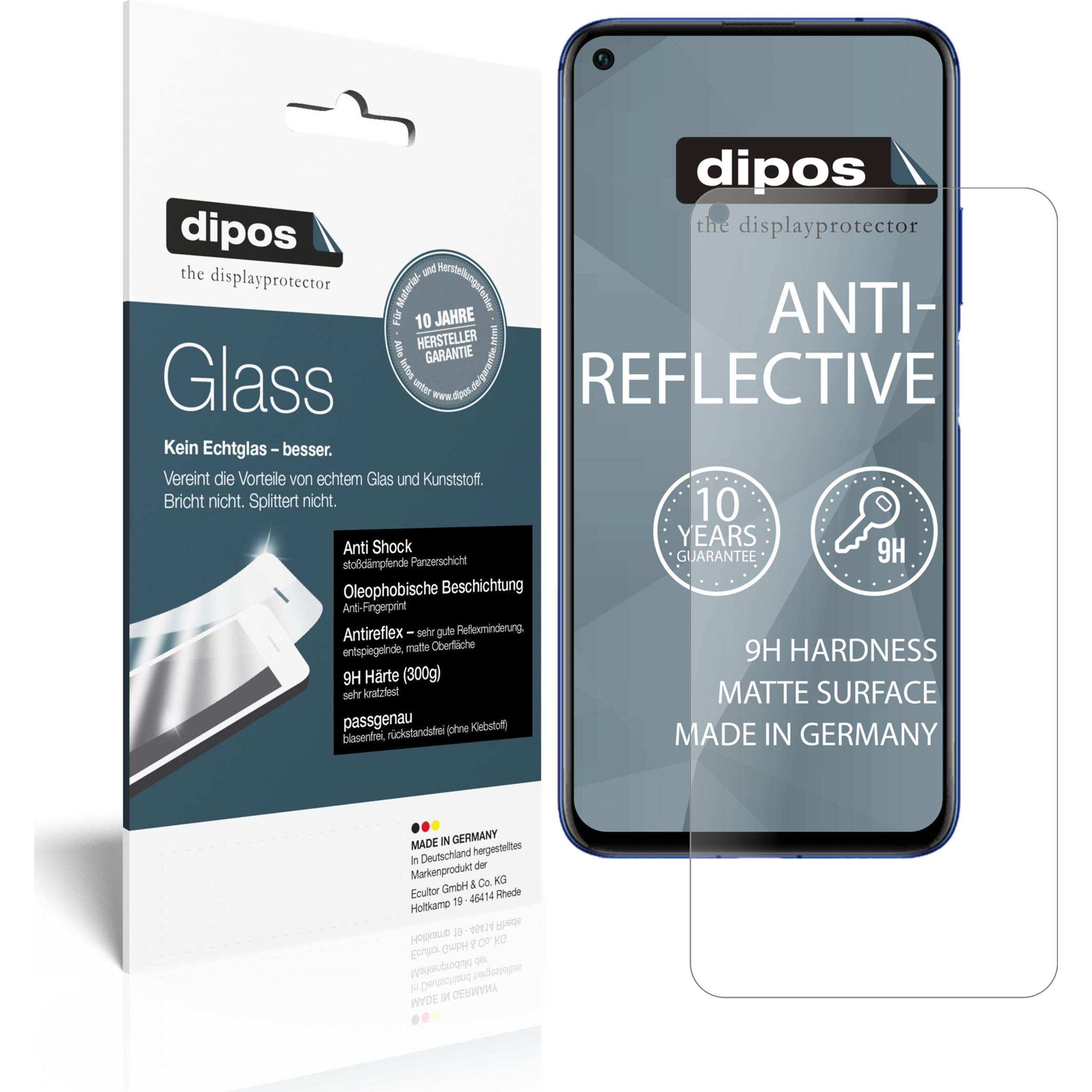 Dipos Displayschutz Anti-Shock (2 Stück, Huawei Nova 5T), Smartphone Schutzfolie, Transparent