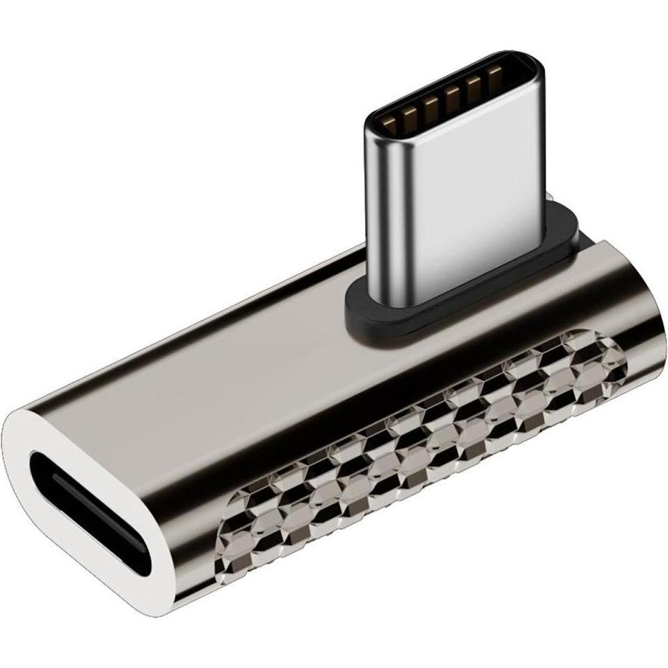 Thumbnail - 4smarts USB-C OTG Adapter (USB Typ-C, 10.50 cm), Data + Video Adapter, Silber