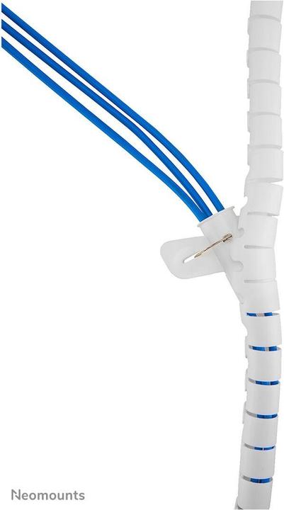 Produktbild Neomounts Kabelspirale 1-5 Kabel weiss/universal/25mm Durchmesser (Kabeldurchlass, Kabelspiralschlauch, 25 cm)