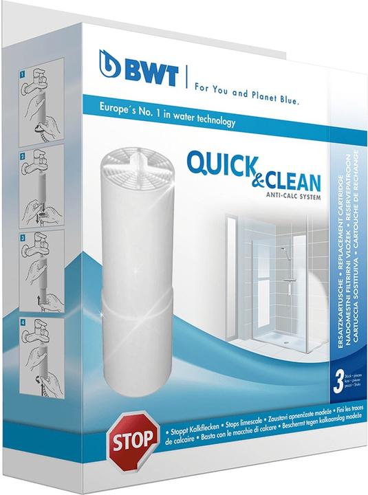 Image du produit BWT Système de filtration anticalcaire Quick & Clean (3 x)
