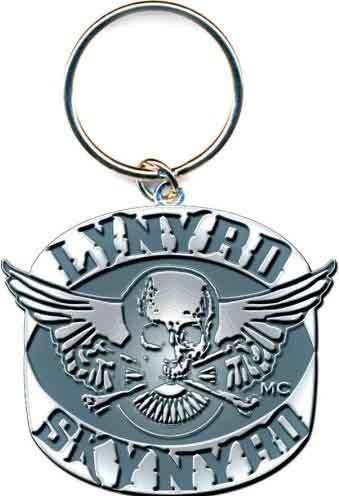 Actual product image Rock Off Lynyrd Skynyrd Metall Schlüsselanhänger Skull Logo