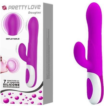Actual product image Lovetoy PRETTY LOVE - DEMPSEY, PINK, USB, 7 function