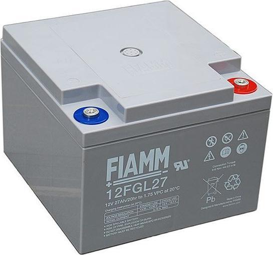 Immagine prodotto Fiamm Batteria al piombo 12FGL27 Pb 12V / 27000mAh Batteria da 10 anni, M5 (12 V, 27 Ah)