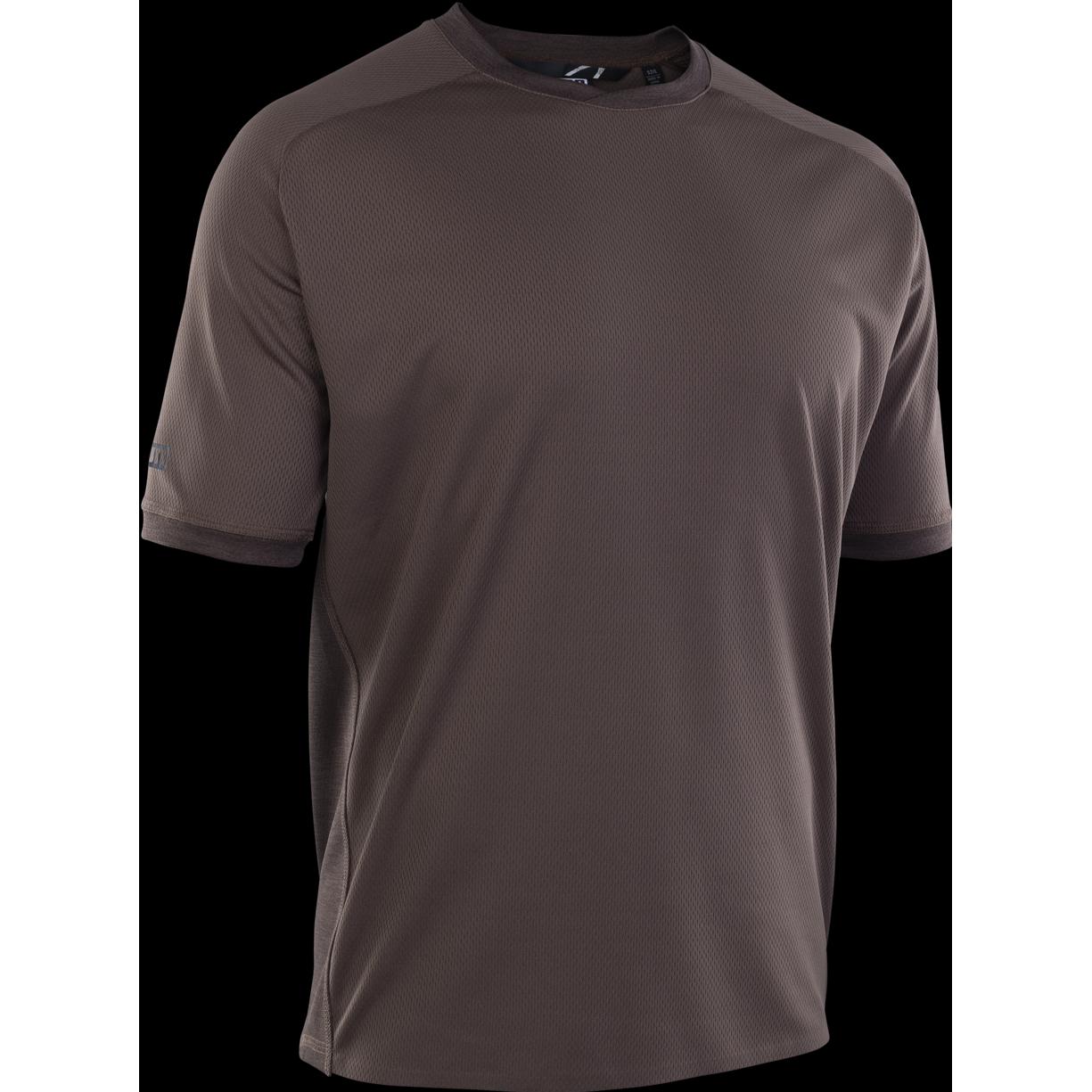ION, Herren, Velotrikot, Bike Jersey TECH Logo SS men - dark-pinecone (XXL), Braun, XXL