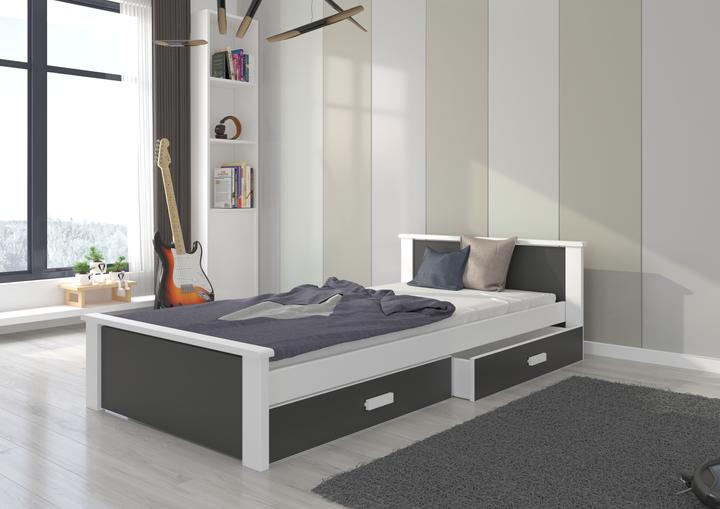 Immagine prodotto ADRK Furniture Letto con materasso ALDEX 180x80 (80 x 180 cm)