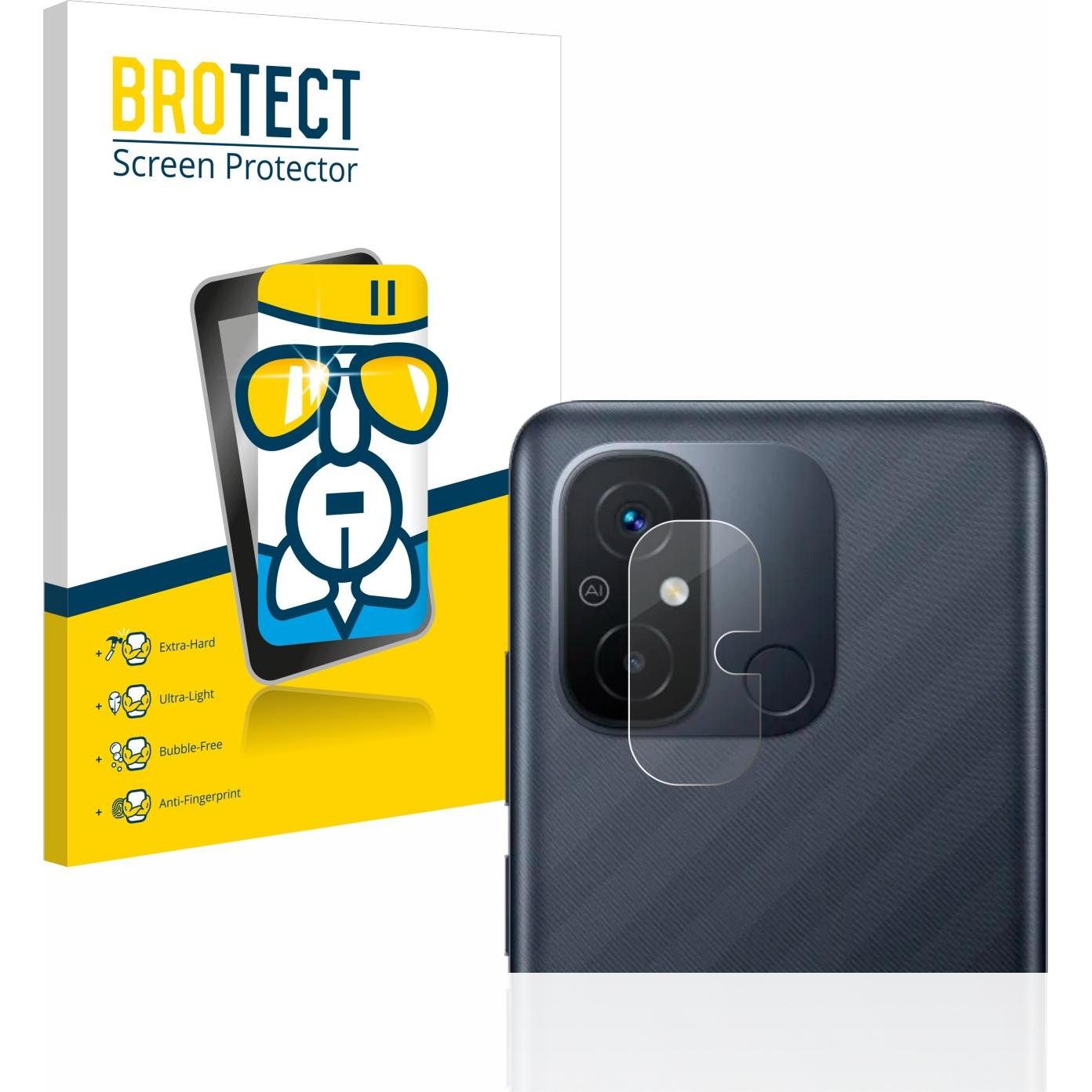 BROTECT AirGlass Panzerglasfolie (1 Stück, Xiaomi Redmi 12C), Smartphone Schutzfolie, Transparent
