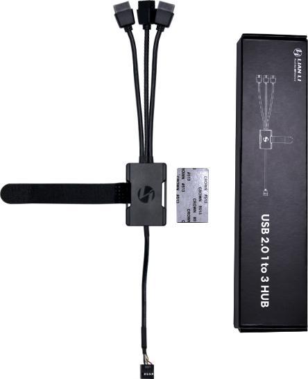Actual product image Lian-Li PW-U2HB USB Converter 1 USB to 3 USB (14 cm)