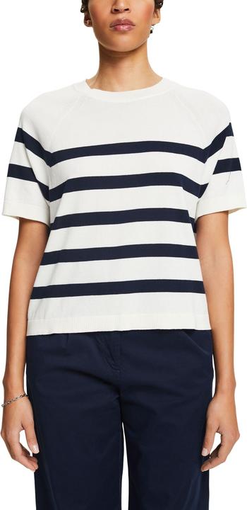 Image du produit Esprit Pull-over rayé à manches courtes (L)