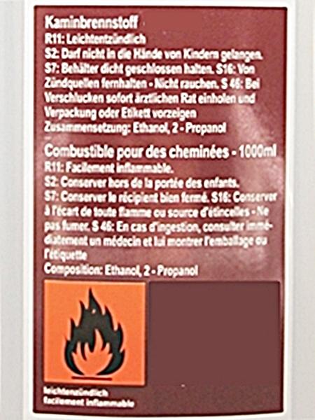 Actual product image Powerflame Fireplace Fuel Premium Ethanol