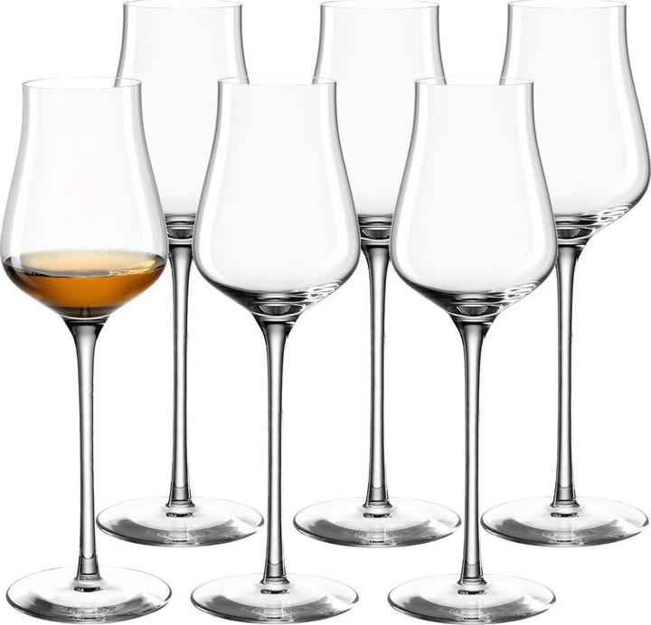 Actual product image Leonardo Grappa glass Brunelli 210 ml, 6 pieces, transparent (21 cl, 6 Glasses, Red wine glasses)