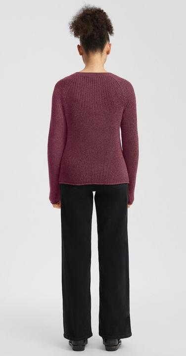 Produktbild s.Oliver Strickpullover Melierter Strickpullover mit Raglanärmeln (M)