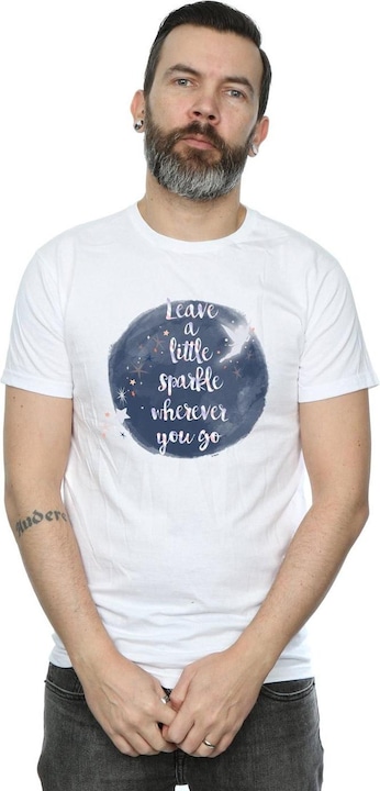 Actual product image Disney Mens Tinker Bell A Little Sparkle T-Shirt (5XL)