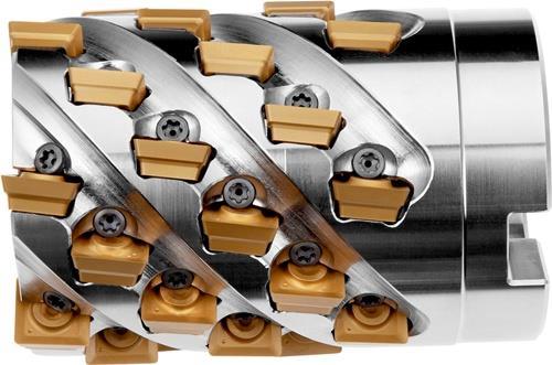 Actual product image Pramet Cylindrical end mill ISO 50T05R-C90SD12X55 D.22mm clockwise rotation Cutting d.50mm