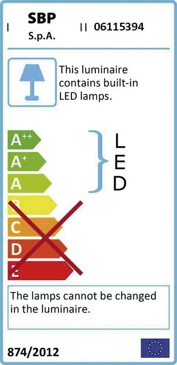 Energie-Label Spittler LED-Strahler 15W GUELL ZERO 4000K 1484lm 1LED IP66 gr metallic Konv Direktans (1484 lm, IP66)