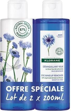Produktbild Klorane Augen-Make-up-Entferner mit Kornblume (Make-Up Entferner, 200 ml)