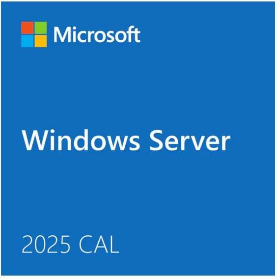 Actual product image Dell Microsoft 5 pack of Windows Server 2025/2022 USER CALs Standard or Datacenter (5 User, unlimited)