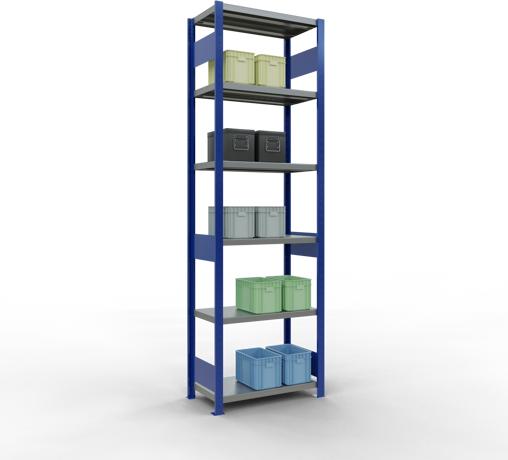 Actual product image Schulte Lagertechnik MULTIplus250 basic racking system with length ledgers