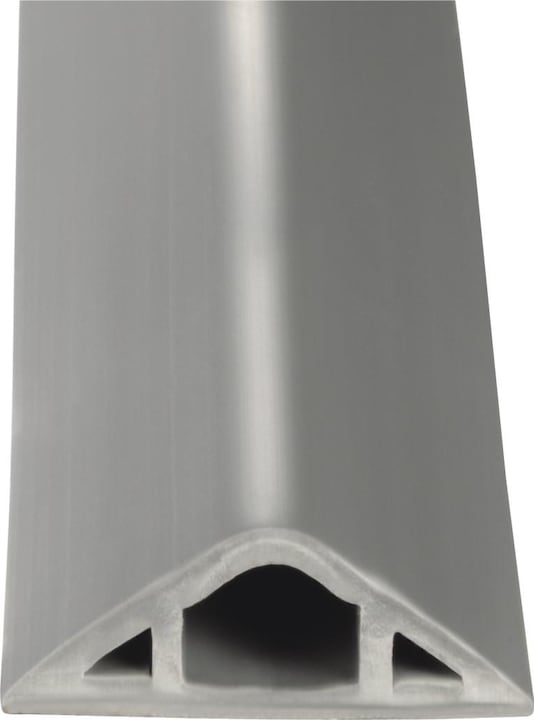 Actual product image Hama Flexible cable duct, self-adhesive, semicircular, 180 x 3 x 1 cm, PVC, grey (Duct, 180 cm)