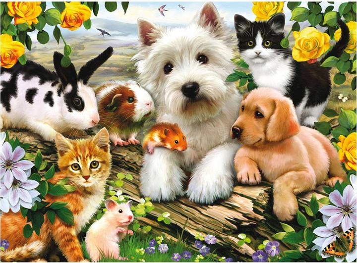 Actual product image Ravensburger Happy animal friendship (300 pieces)