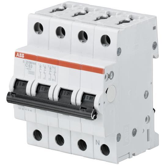 ABB, Schutzschalter, S203M-Z1NA Sicherungsautomat D-Char., 10 2CDS273103R0218