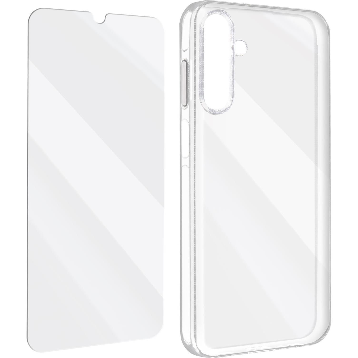 Avizar 360 Kollektion Schutz Set Series (Samsung Galaxy A15), Smartphone Hülle, Transparent