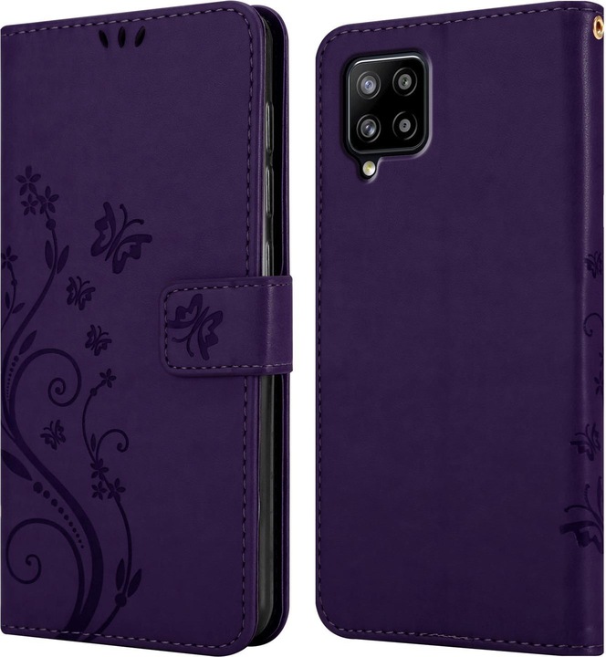 Produktbild Cadorabo Flower Book Cover (Samsung Galaxy A42 5G, Samsung Galaxy M42 5G)